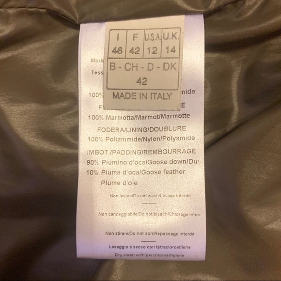 EMILIO PUCCI Goose down and fur puffer L - Picture 6 of 12